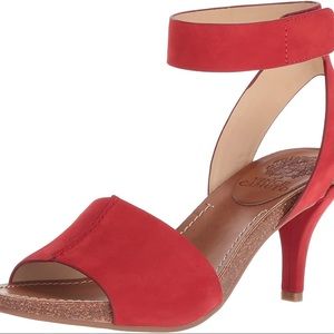 Odesa Leather Ankle strap Dress Sandal Vince Camuto